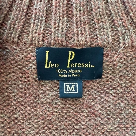 Leo Peressi Pure Alpaca Zip Up Cardigan - Picture 11 of 12